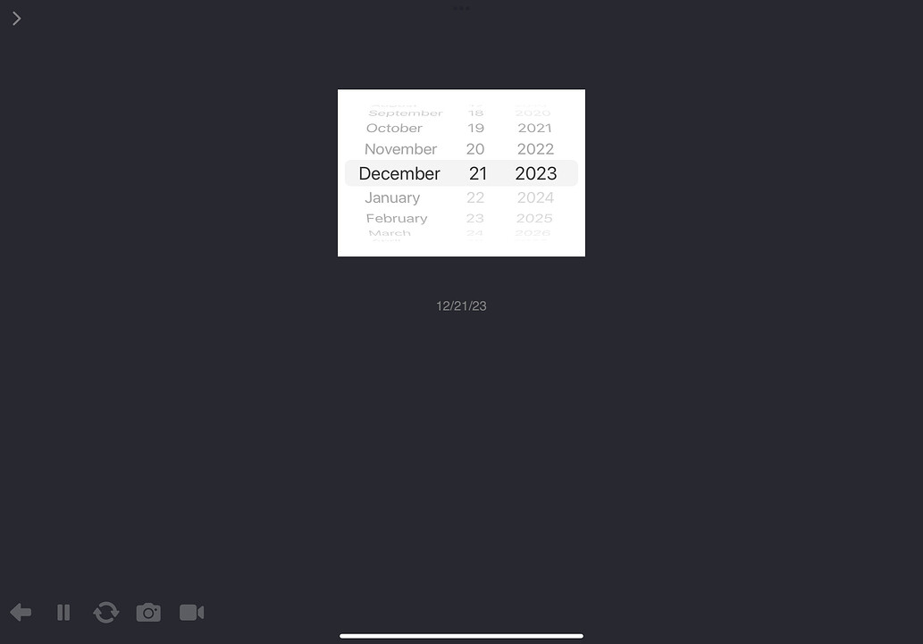 How to setup a UIDatePicker with objC bridge in Codea - Code Sharing ...