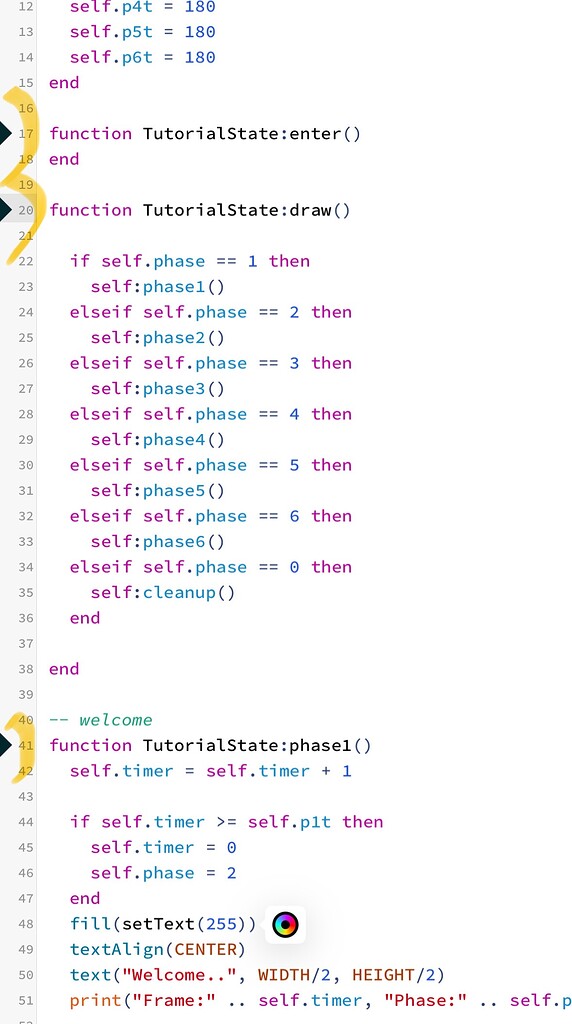 Suggestion: code folding - Suggestions - Codea Talk